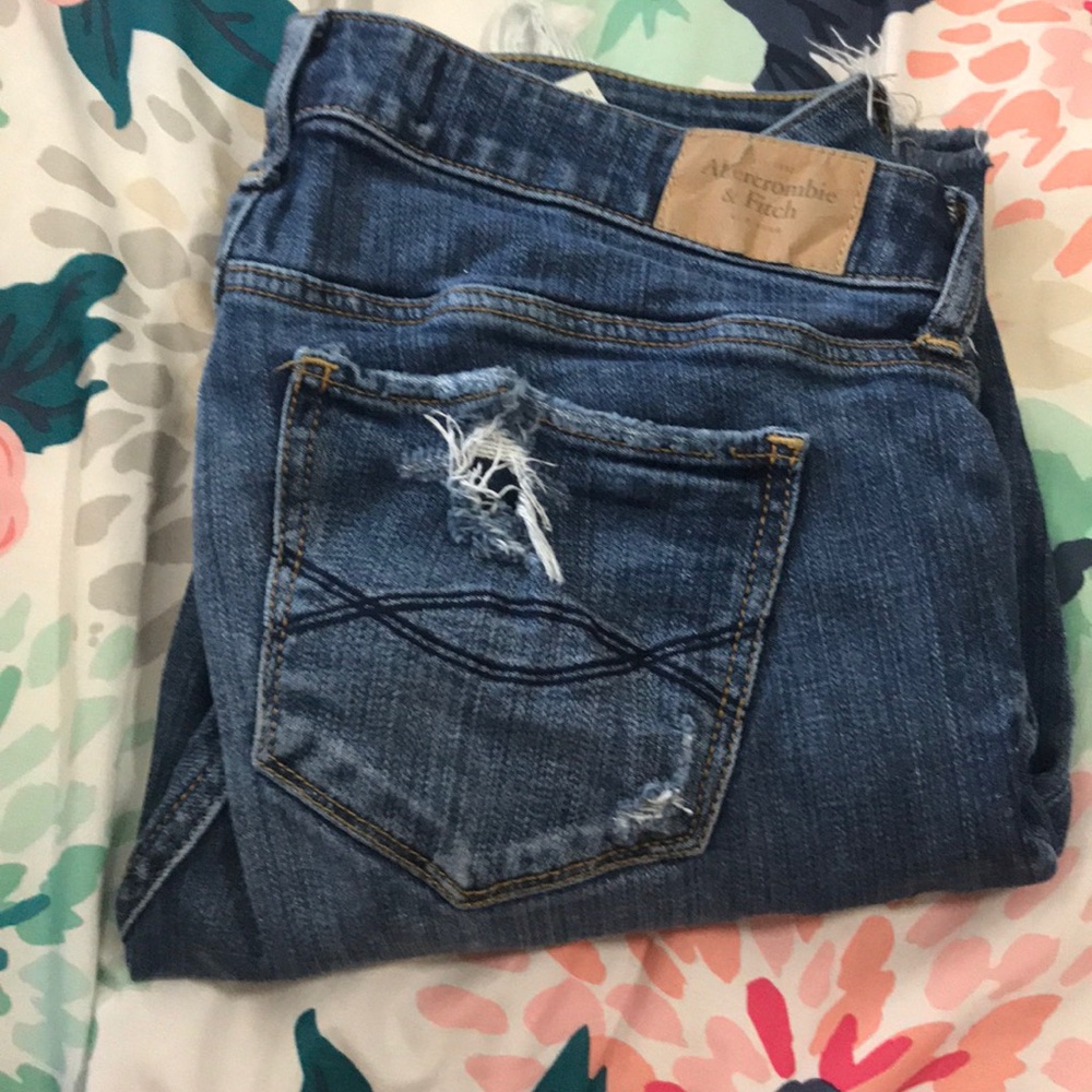 Distressed A&F Jeans